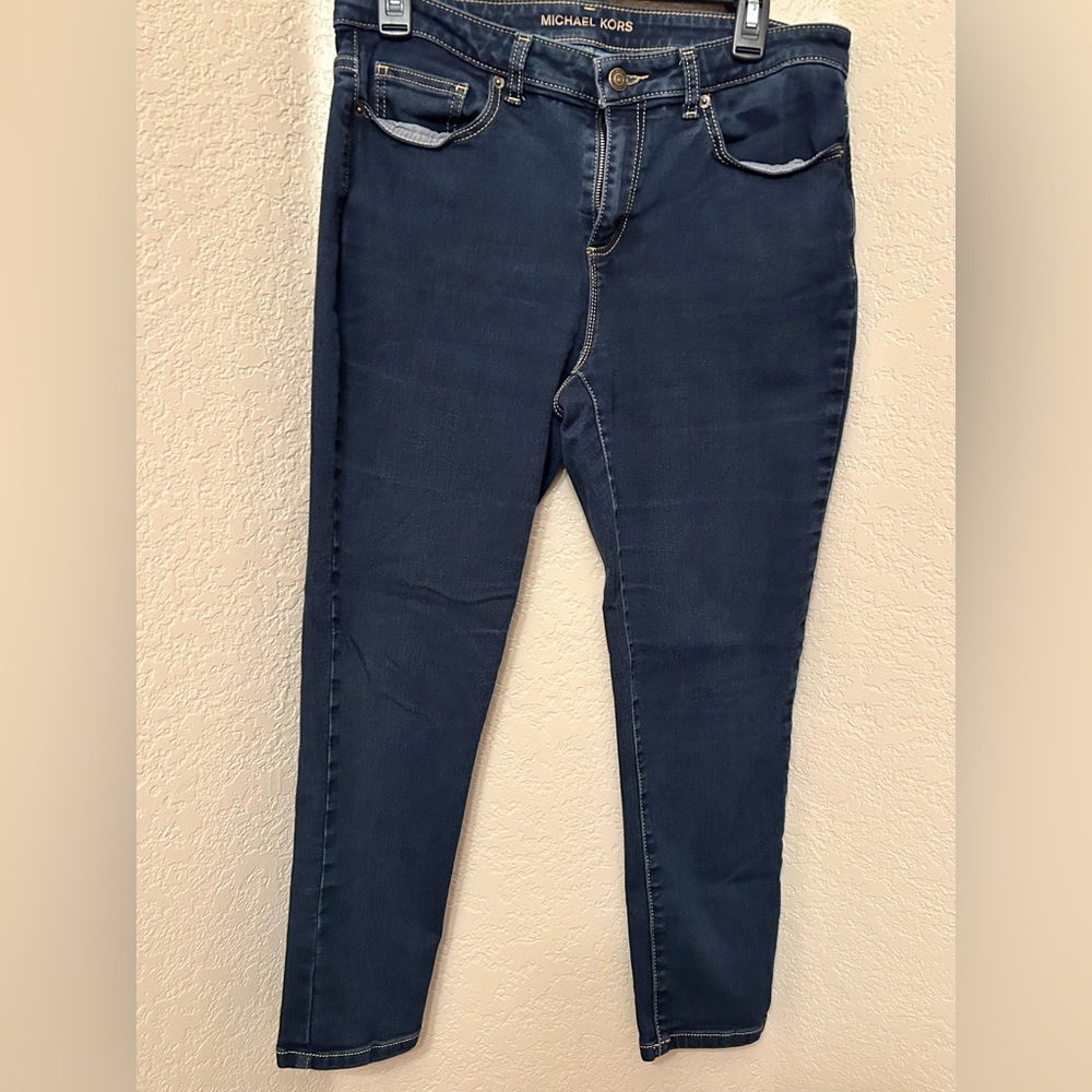 Michael Kors Preloved Cropped Skinny Jeans, Size 10